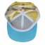 Kšiltovka BejkRoll Snap Trucker wave logo - Light Blue/Yellow