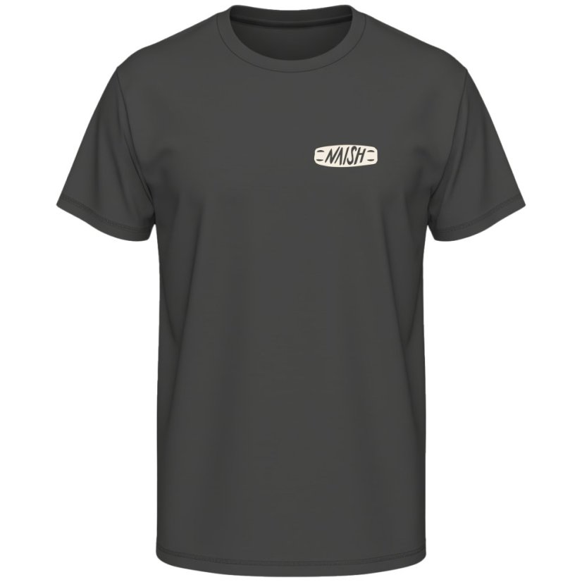 NAISH Loose Fit  Est. 1979 T-Shirt - Charcoal