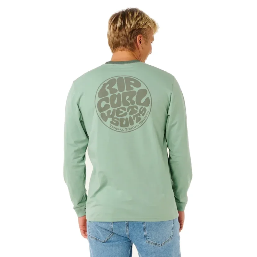 T-shirt RIP CURL Wetsuit Icon LS - Aloe
