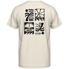Tričko NAISH Loose Fit  Est. 1979 - Sand