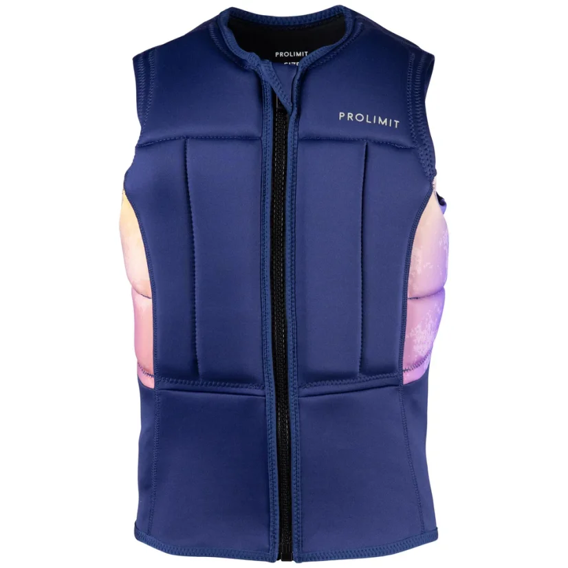 Impact Vest PROLIMIT Fusion Fire Half Padded - blue/peach