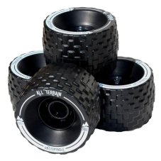 Longboard wheels MBS All terrain 100mm - black