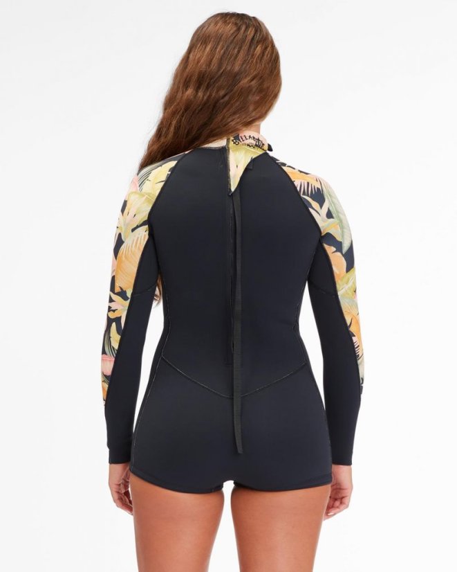 Dámský neopren 2 mm BILLABONG Spring Fever - jungle night - Dámská Velikost: 12