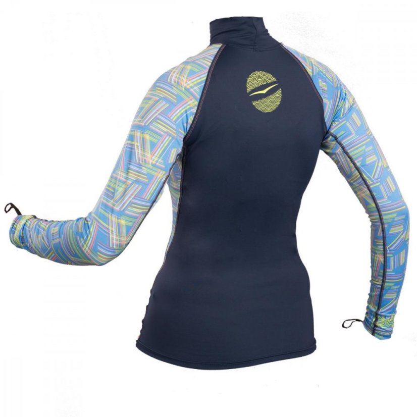 Dámska lycra '18 GUL Swami LS RG0331 - navy/lines
