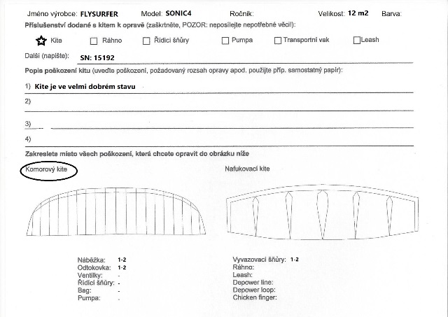 Kite FLYSURFER Sonic4 12m only