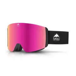 Children's snow goggles NANDEJ Junior - Black/Pink