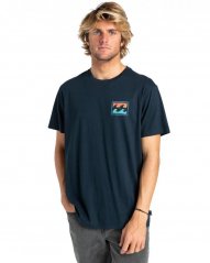BILLABONG Crayon Wave T-shirt - navy