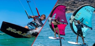 Kiteboarding vs wingsurfing - what are the differences?