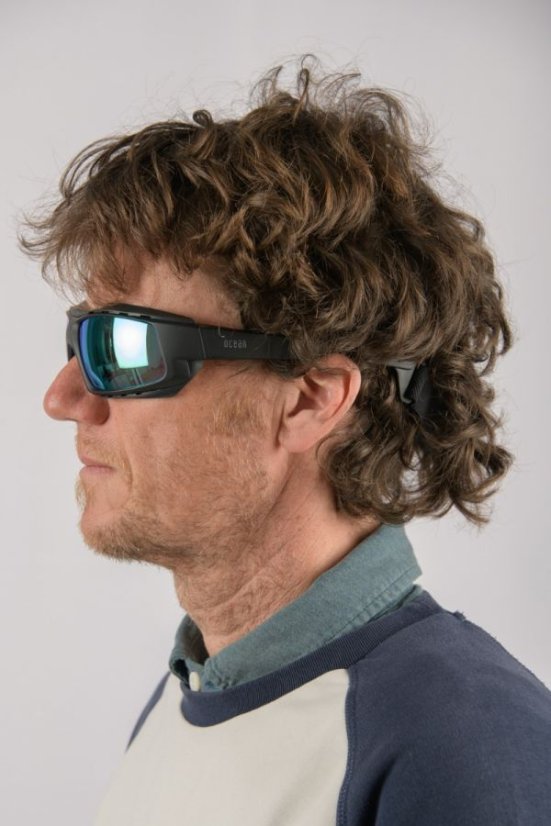 Sunglasses OCEAN Paros - black / blue lens
