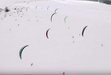 snowkite závody OSC 2020 - oficiální video