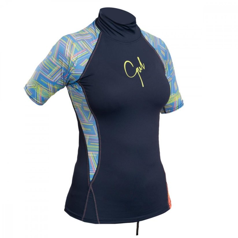 Dámska lycra '18 GUL Swami SS RG0330 - navy/lines - Dámska veľkosť: 14