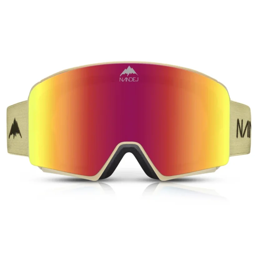 Snow glasses NANDEJ Mount - Sand/Red
