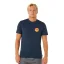 T-shirt RIP CURL Pacific Rinse Stacked Tee - Dark Navy