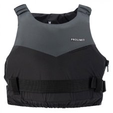 Záchranná vesta PROLIMIT Dinghy side zips - čierna/sivá