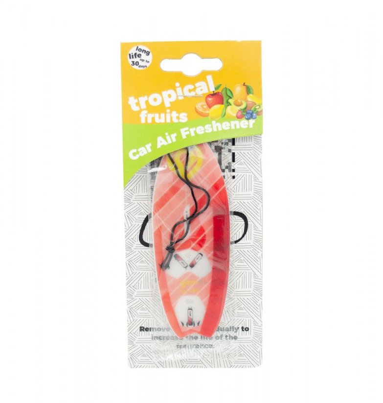 Car Air Freshener surfboard Limited - Goya Tropical Fruits - Fragrance: Goya Tropical Fruits