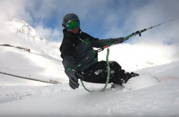 Morning routine in snowember - snowkite video