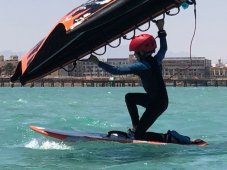 Wing foil set solid board - 20-50 kg rider