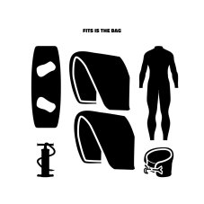 PROLIMIT BB Golfbag ultralight 150x45 cm - modrý/biely