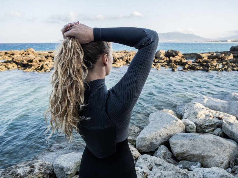 Dámsky neoprén 3/2 PROLIMIT Flare Sunset Shorty - black/ivory - Dámska veľkosť: 14