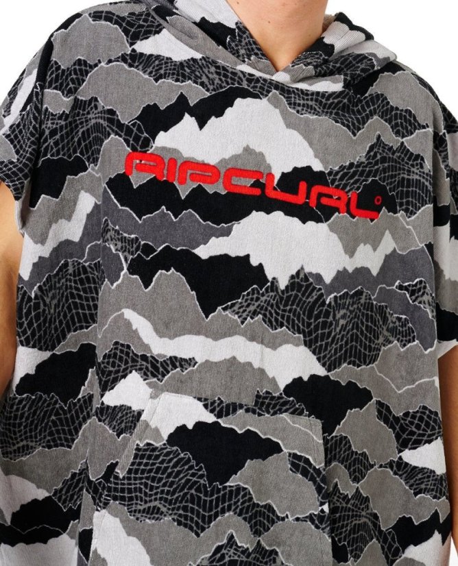 Poncho RIP CURL Fun Times Hooded Towel - black