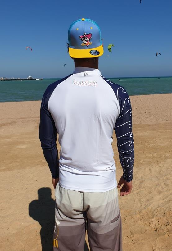 Lycra BEJKROLL Raglan style dlhý rukáv