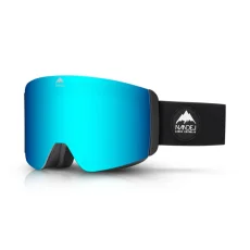 Detské snow okuliare NANDEJ Junior - Black/Blue