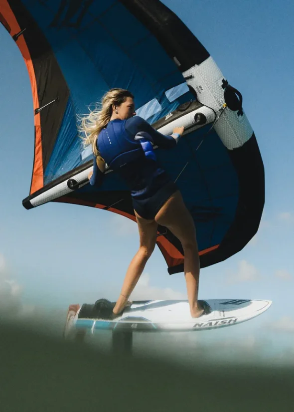 Nárazová vesta PROLIMIT Fusion Fire Half Padded - blue/peach