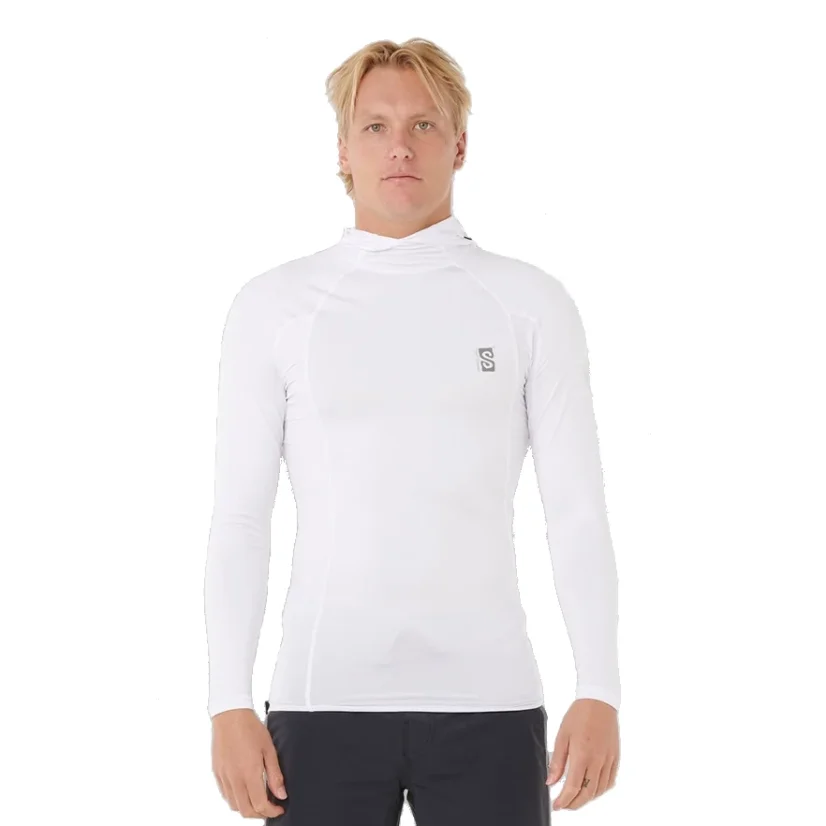 Lycra RIP CURL Search Hood LS - white