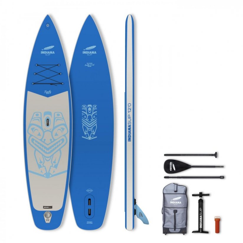 Inflatable SUP INDIANA Family Touring 12'0'' - blue