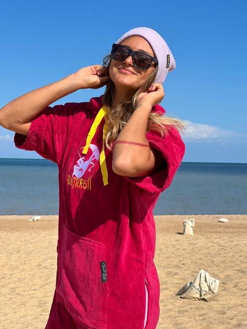 BejkRoll Poncho Master - Watermelon Red