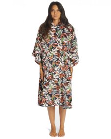 Poncho BILLABONG Wmns Hooded Towel - Black Sands