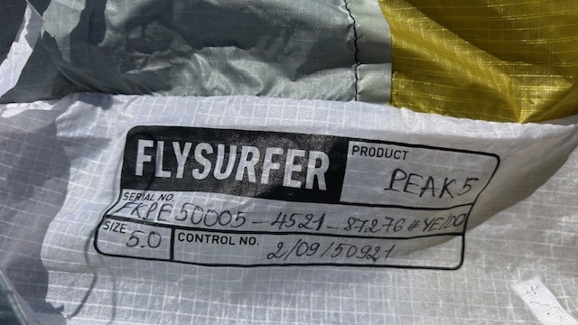 Kite FLYSURFER PEAK5 5m