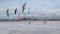 Snowkite stormy Lipno 2025