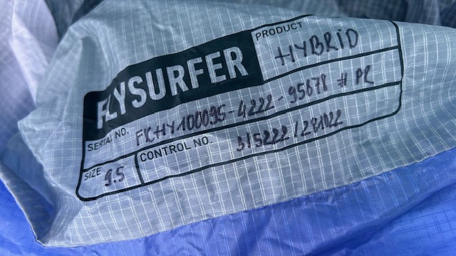 Kite FLYSURFER Hybrid 9,5m