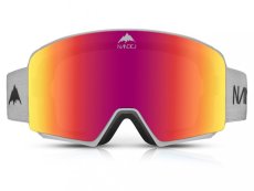 Snow okuliare NANDEJ Mount - Grey/red