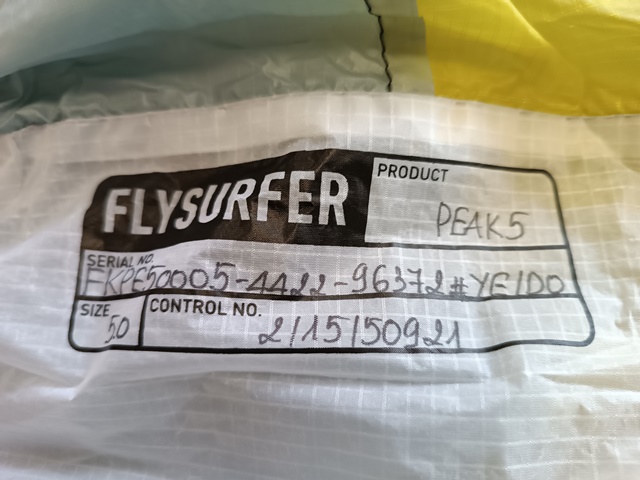 Kite FLYSURFER PEAK5 5m