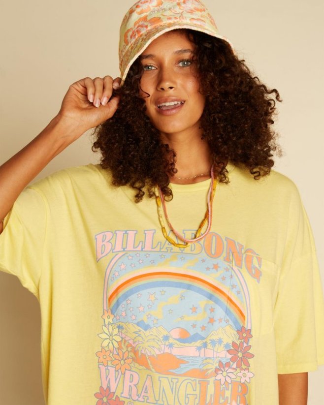 Dámske tričko BILLABONG Boyfriend SS - Sol Rider - Veľkosť: S