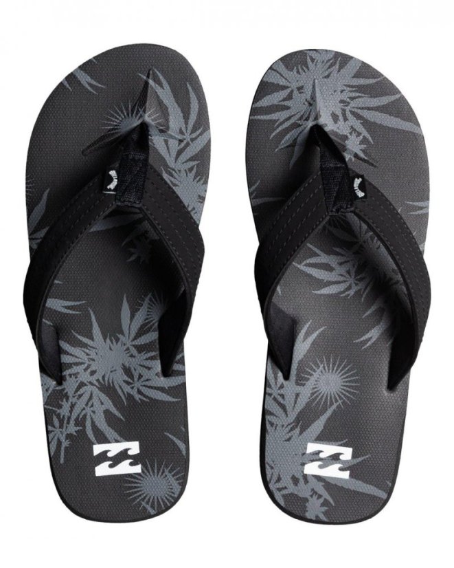 BILLABONG All Day Theme Flip-Flops - black