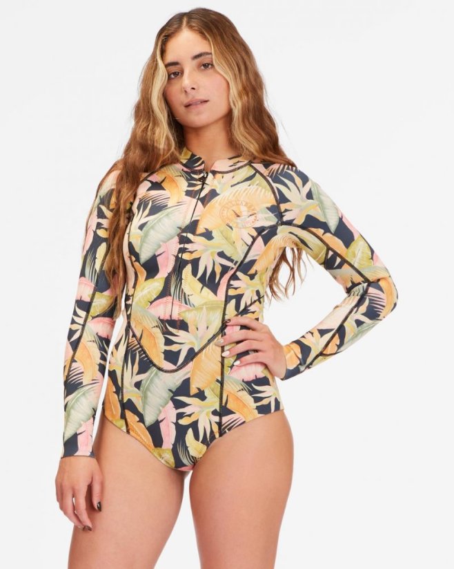 Dámsky neoprén 2 mm BILLABONG Salty Dayz - jungle night - Dámska veľkosť: 12