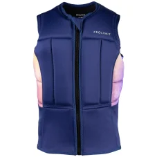 Impact Vest PROLIMIT Fusion Fire Half Padded - blue/peach