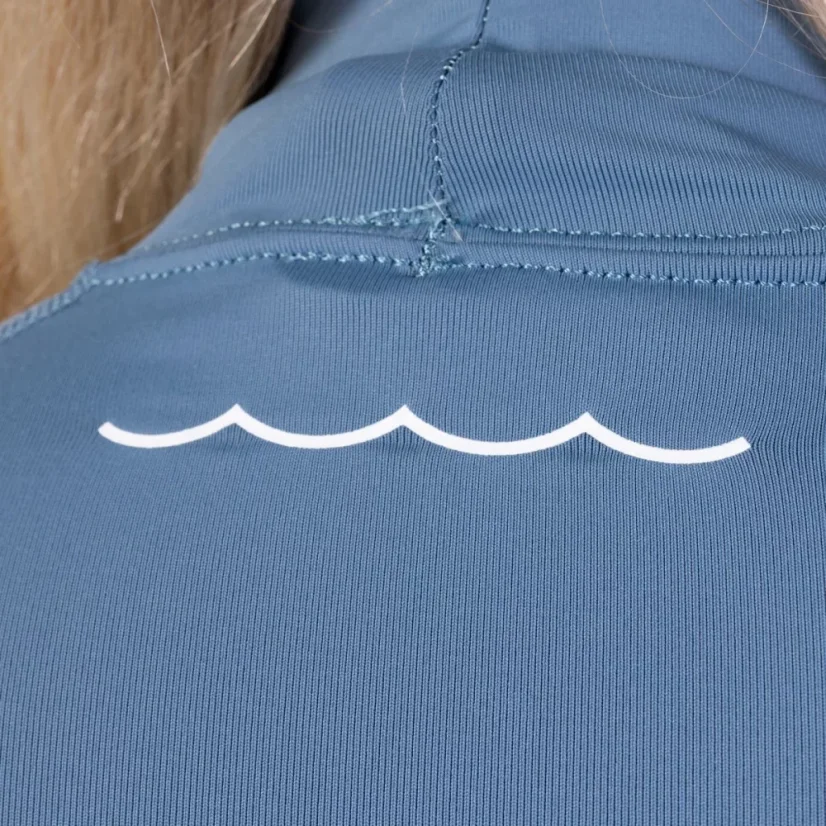 Dámska lycra GUL FL LS Rashguard Blue/Grey - Dámska veľkosť: 18