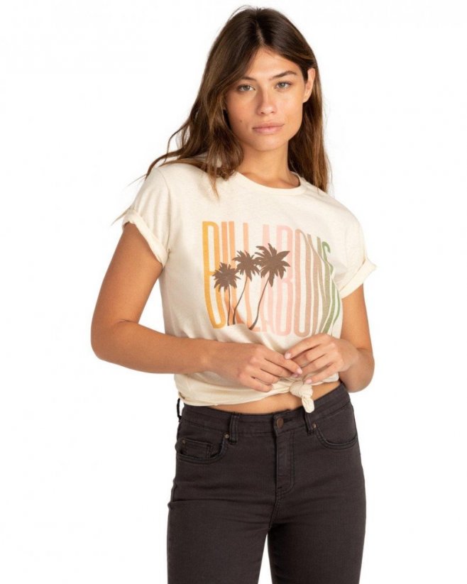 Women's T-shirt BILLABONG Total Radness - Salt Crystal