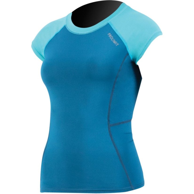 Dámska lycra PROLIMIT PureGirl Shortarm - modrá - Dámska veľkosť: 6