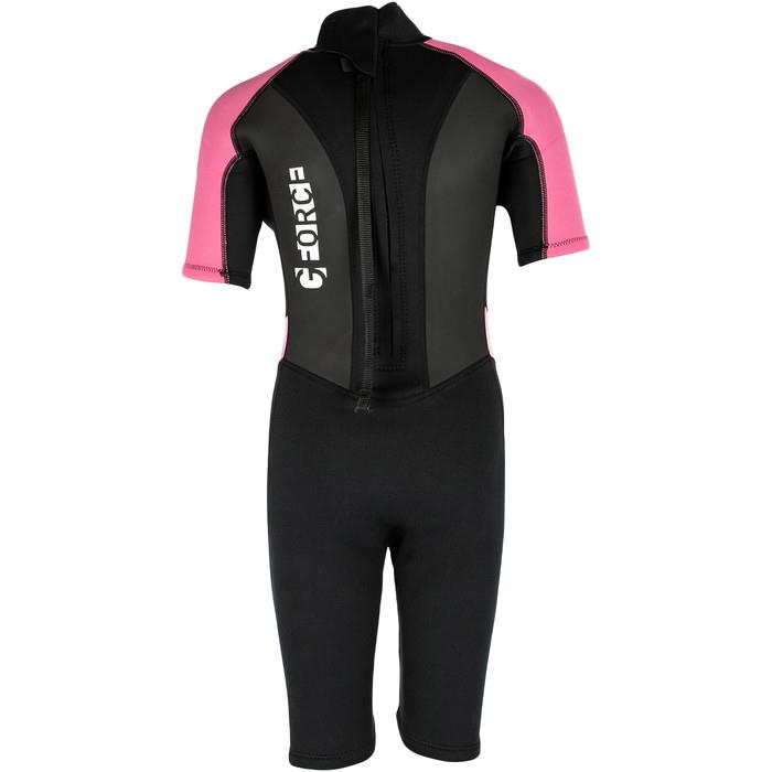 Detský neoprén 3 mm GUL G-Force Shortie GF3308 - ružový - Detská veľkosť: JXL