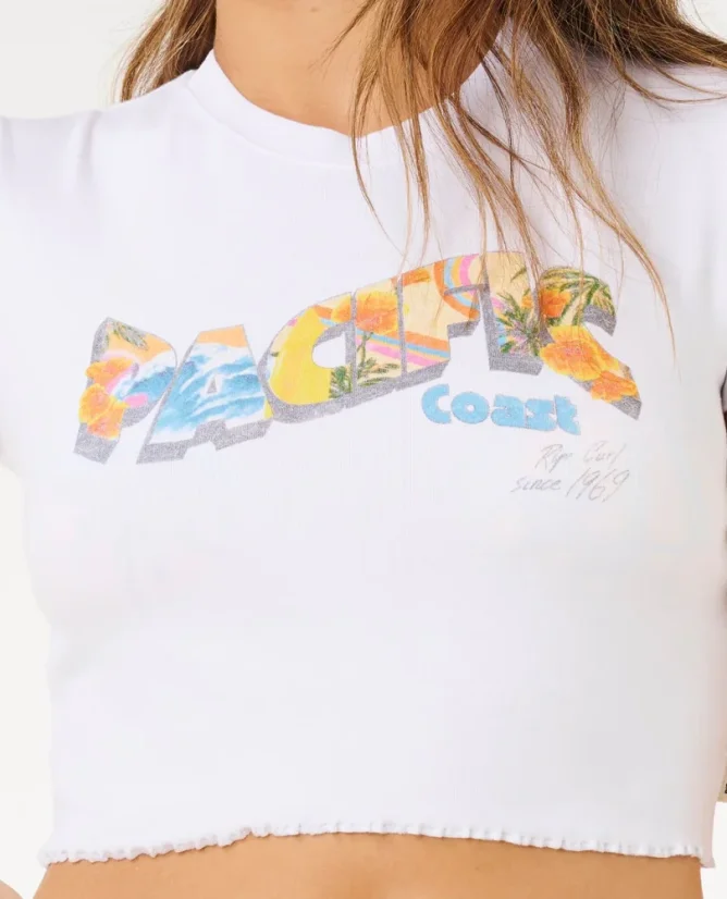 T-shirt RIP CURL Haley o Baby Tee - Optical White