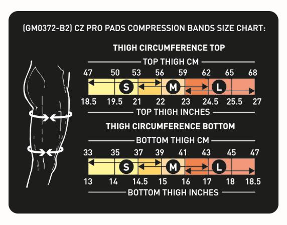 GUL Windward CZ Pro Pads & Compression Bands