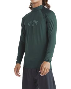 Pánská lycra BILLABONG Arch Wave LS - Billiard