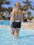 BoardShorts BejkRoll OUTLINE Ladies - mordá/čierna - Veľkosť: 34
