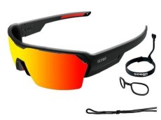 Slnečné okuliare OCEAN Race - black / red revo lens