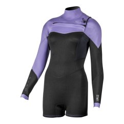 Dámský neoprén 3/2 mm PROLIMIT Shorty Fire Free-X - Lavander/Black